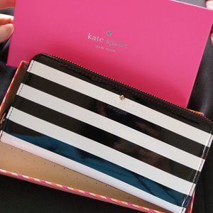 Kate Spade Harrison Street Stripe wallet
